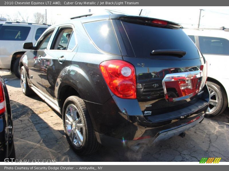 Cyber Gray Metallic / Jet Black/Light Titanium 2010 Chevrolet Equinox LTZ AWD