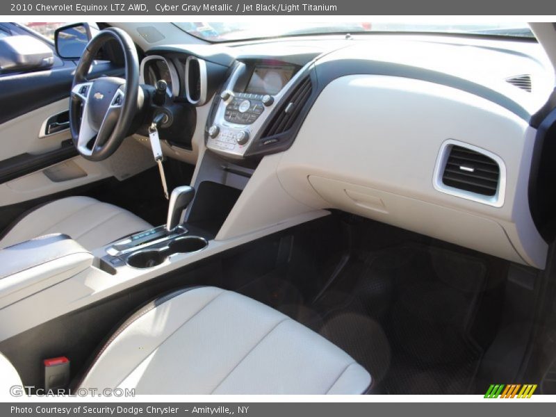 Cyber Gray Metallic / Jet Black/Light Titanium 2010 Chevrolet Equinox LTZ AWD
