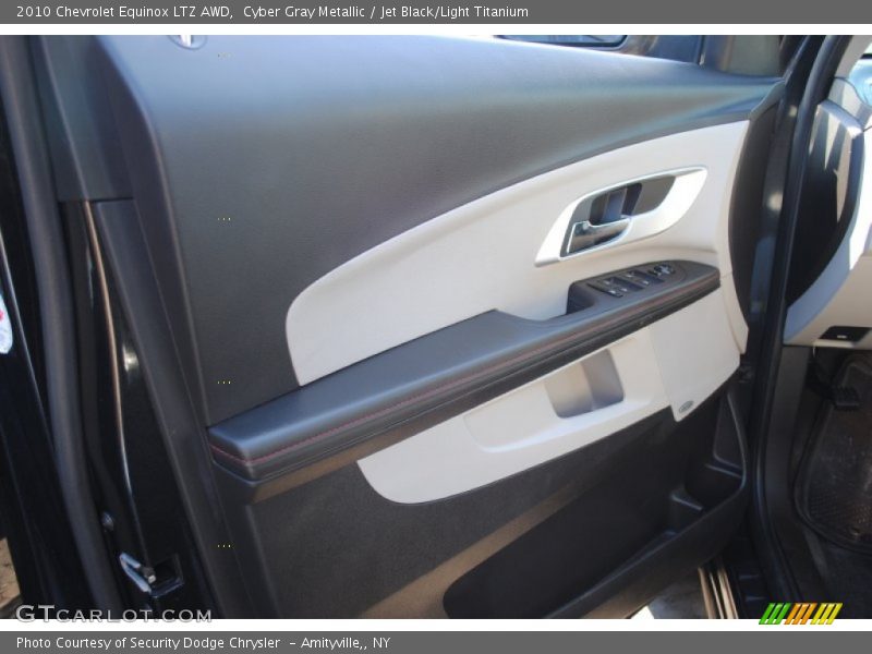 Cyber Gray Metallic / Jet Black/Light Titanium 2010 Chevrolet Equinox LTZ AWD