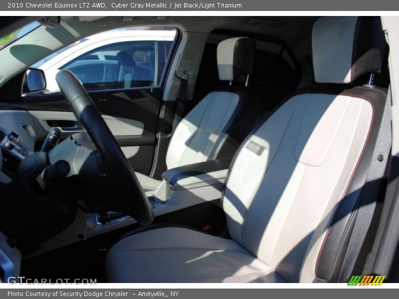 Cyber Gray Metallic / Jet Black/Light Titanium 2010 Chevrolet Equinox LTZ AWD