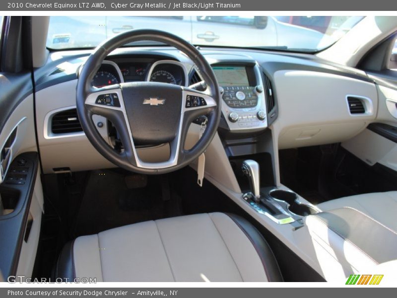 Cyber Gray Metallic / Jet Black/Light Titanium 2010 Chevrolet Equinox LTZ AWD