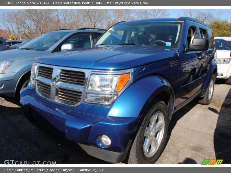 Deep Water Blue Pearl / Dark Slate Gray/Light Slate Gray 2009 Dodge Nitro SLT 4x4