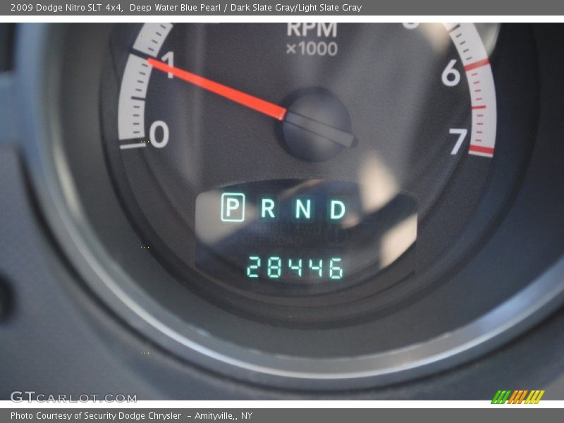 Deep Water Blue Pearl / Dark Slate Gray/Light Slate Gray 2009 Dodge Nitro SLT 4x4