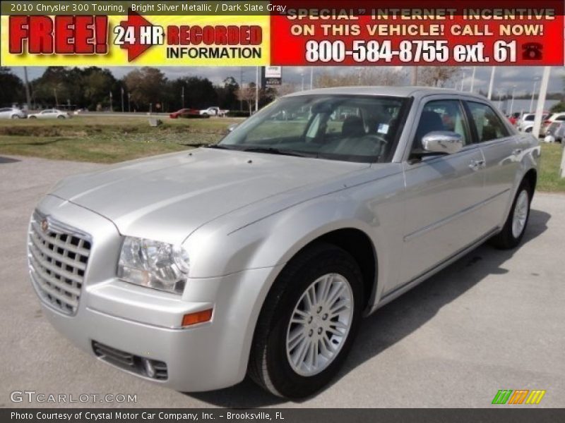 Bright Silver Metallic / Dark Slate Gray 2010 Chrysler 300 Touring
