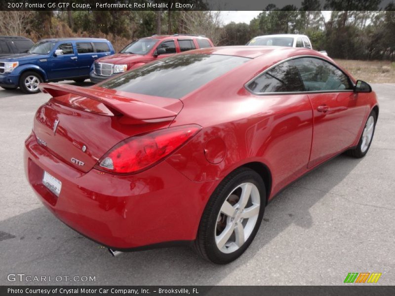 Performance Red Metallic / Ebony 2007 Pontiac G6 GTP Coupe