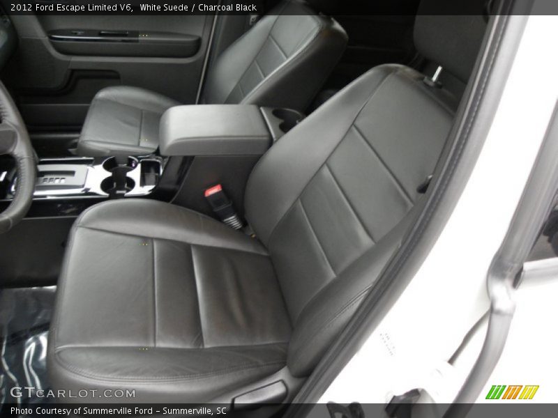 White Suede / Charcoal Black 2012 Ford Escape Limited V6