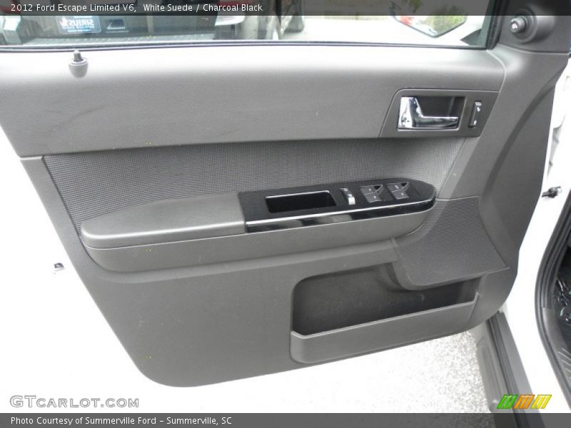 White Suede / Charcoal Black 2012 Ford Escape Limited V6