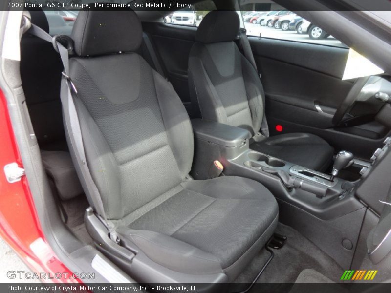 Performance Red Metallic / Ebony 2007 Pontiac G6 GTP Coupe