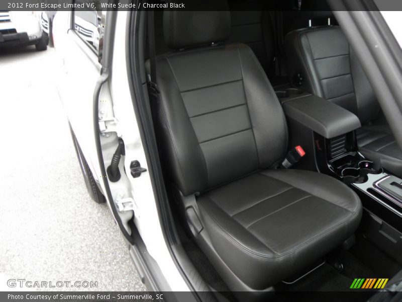 White Suede / Charcoal Black 2012 Ford Escape Limited V6