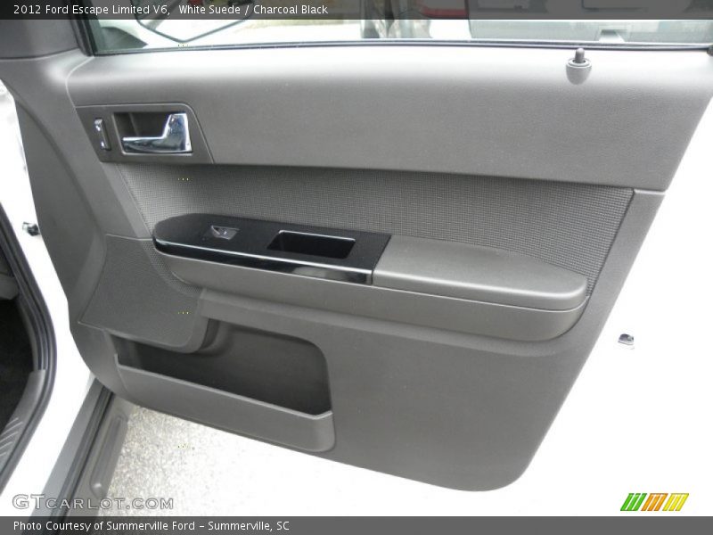 White Suede / Charcoal Black 2012 Ford Escape Limited V6