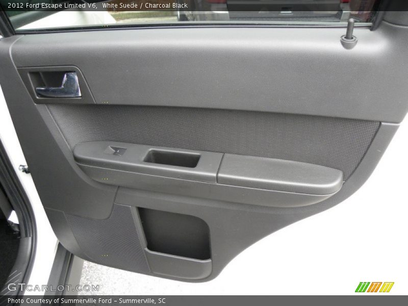 White Suede / Charcoal Black 2012 Ford Escape Limited V6