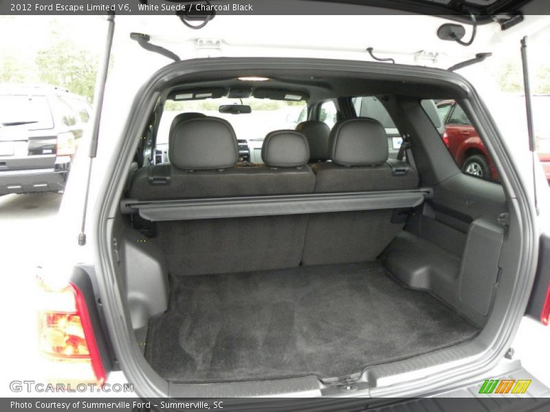 White Suede / Charcoal Black 2012 Ford Escape Limited V6
