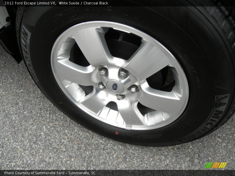 White Suede / Charcoal Black 2012 Ford Escape Limited V6