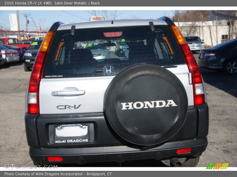 Satin Silver Metallic / Black 2003 Honda CR-V LX 4WD