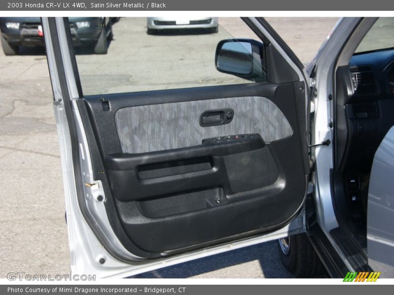 Satin Silver Metallic / Black 2003 Honda CR-V LX 4WD