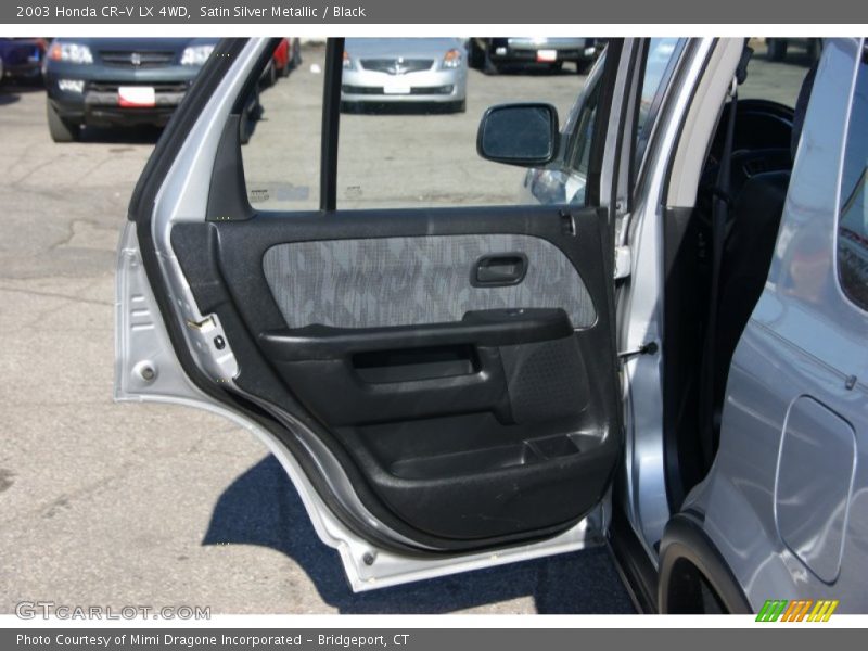 Satin Silver Metallic / Black 2003 Honda CR-V LX 4WD