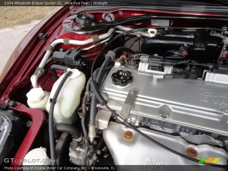 Ultra Red Pearl / Midnight 2004 Mitsubishi Eclipse Spyder GS