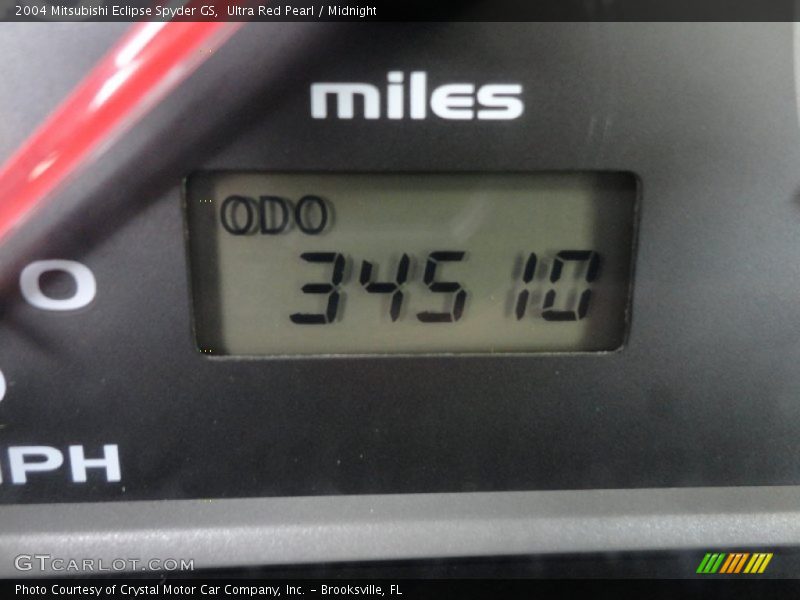 Ultra Red Pearl / Midnight 2004 Mitsubishi Eclipse Spyder GS