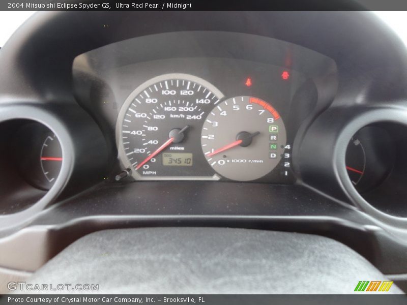 Ultra Red Pearl / Midnight 2004 Mitsubishi Eclipse Spyder GS