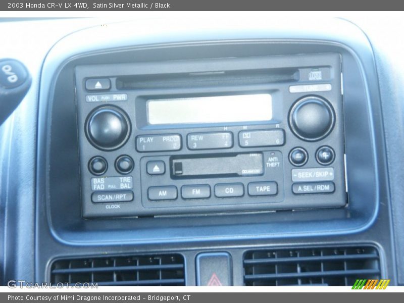Satin Silver Metallic / Black 2003 Honda CR-V LX 4WD