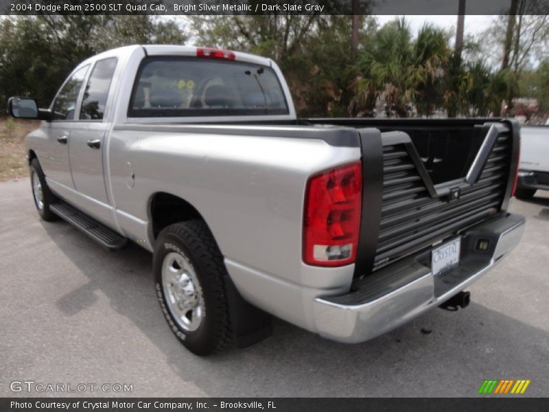 Bright Silver Metallic / Dark Slate Gray 2004 Dodge Ram 2500 SLT Quad Cab