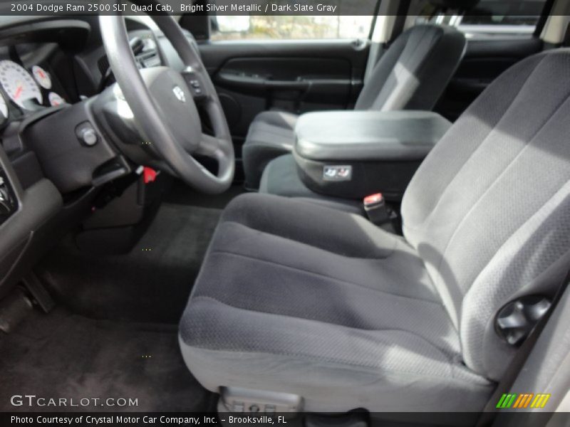 Bright Silver Metallic / Dark Slate Gray 2004 Dodge Ram 2500 SLT Quad Cab