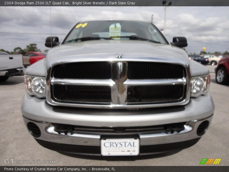 Bright Silver Metallic / Dark Slate Gray 2004 Dodge Ram 2500 SLT Quad Cab