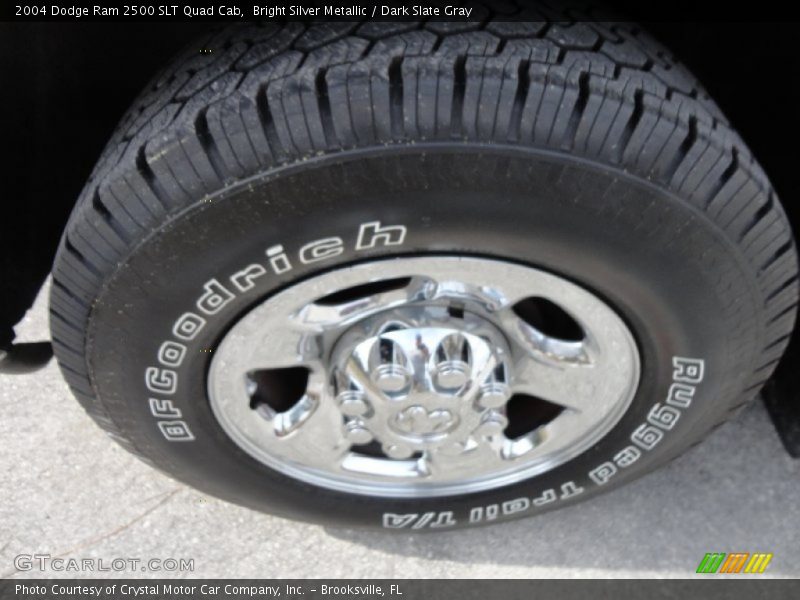 Bright Silver Metallic / Dark Slate Gray 2004 Dodge Ram 2500 SLT Quad Cab