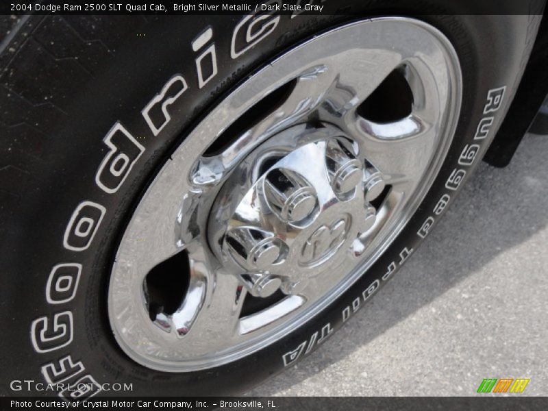 Bright Silver Metallic / Dark Slate Gray 2004 Dodge Ram 2500 SLT Quad Cab