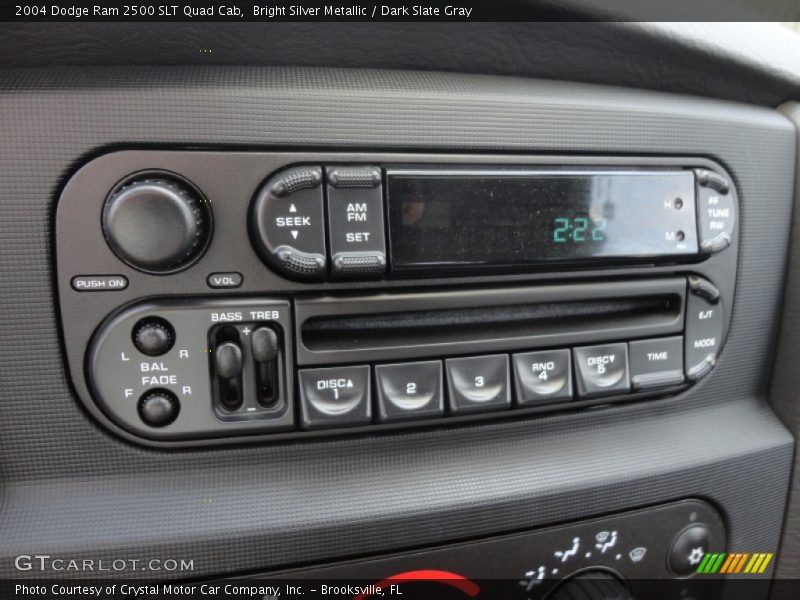Audio System of 2004 Ram 2500 SLT Quad Cab