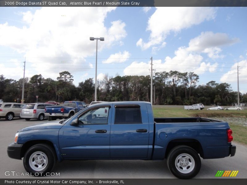 Atlantic Blue Pearl / Medium Slate Gray 2006 Dodge Dakota ST Quad Cab