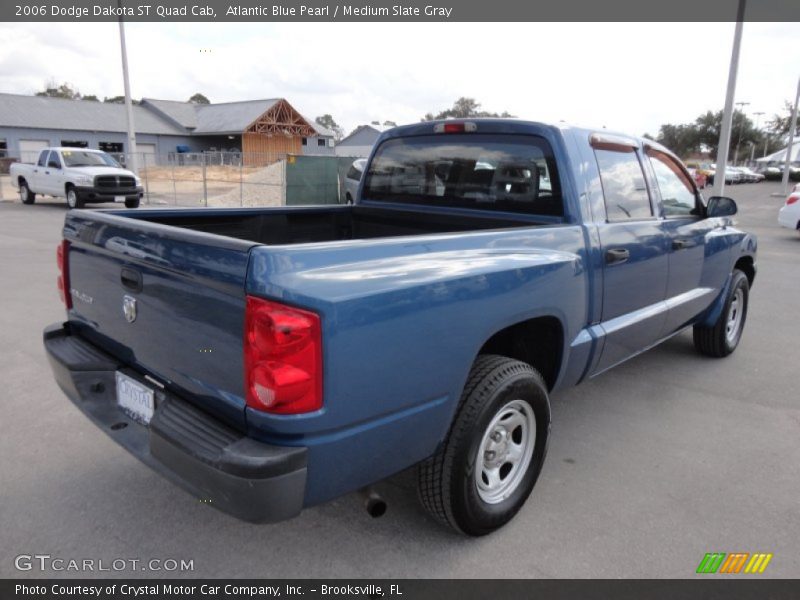 Atlantic Blue Pearl / Medium Slate Gray 2006 Dodge Dakota ST Quad Cab
