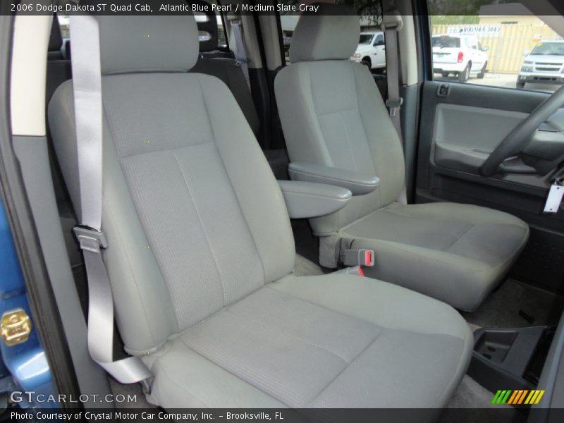 Atlantic Blue Pearl / Medium Slate Gray 2006 Dodge Dakota ST Quad Cab