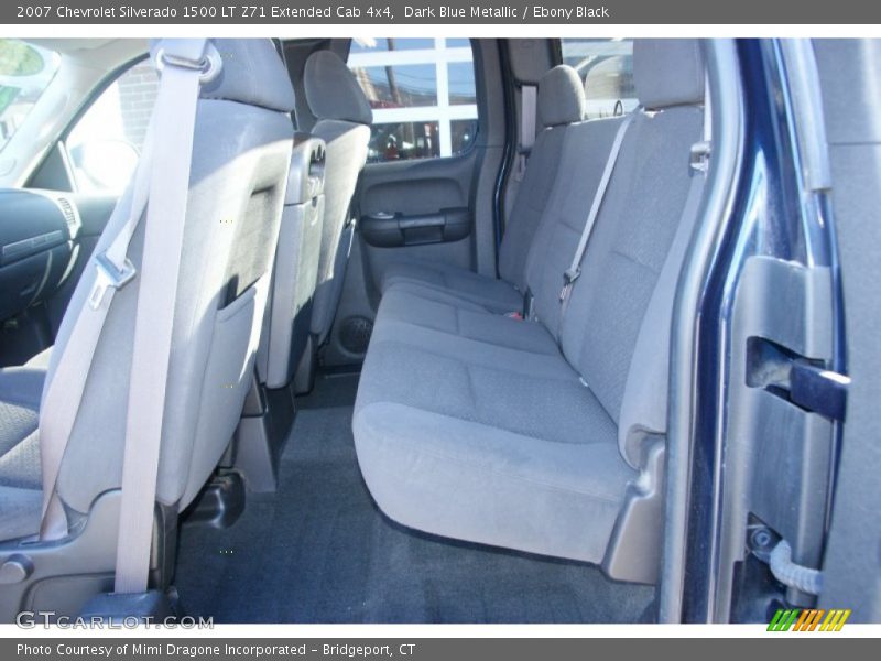 Dark Blue Metallic / Ebony Black 2007 Chevrolet Silverado 1500 LT Z71 Extended Cab 4x4
