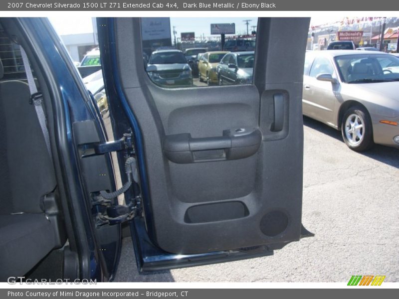 Dark Blue Metallic / Ebony Black 2007 Chevrolet Silverado 1500 LT Z71 Extended Cab 4x4