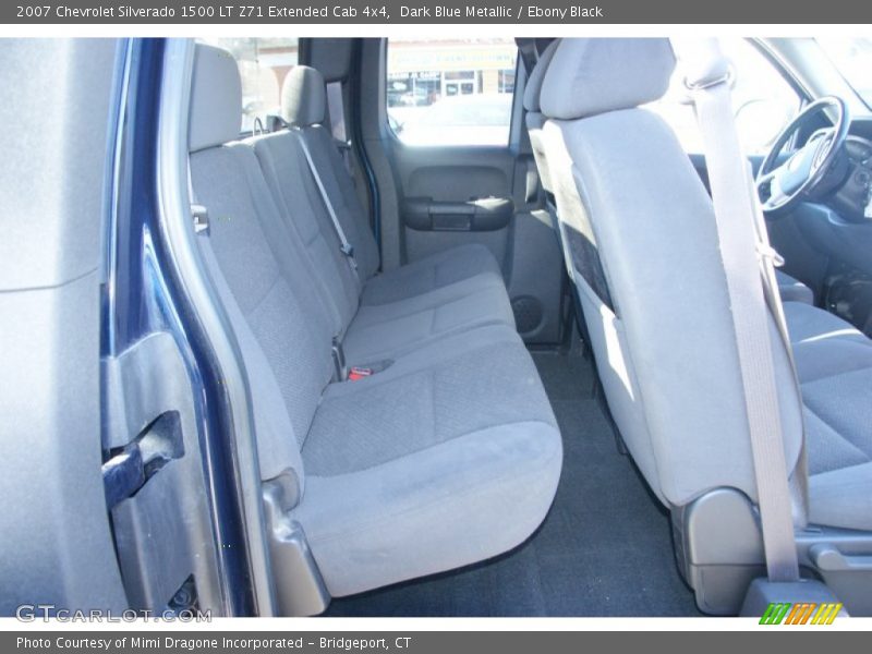 Dark Blue Metallic / Ebony Black 2007 Chevrolet Silverado 1500 LT Z71 Extended Cab 4x4
