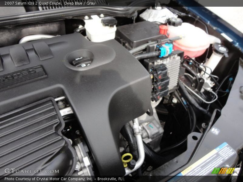 Deep Blue / Gray 2007 Saturn ION 2 Quad Coupe