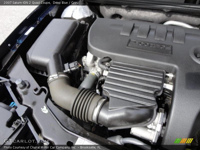 Deep Blue / Gray 2007 Saturn ION 2 Quad Coupe