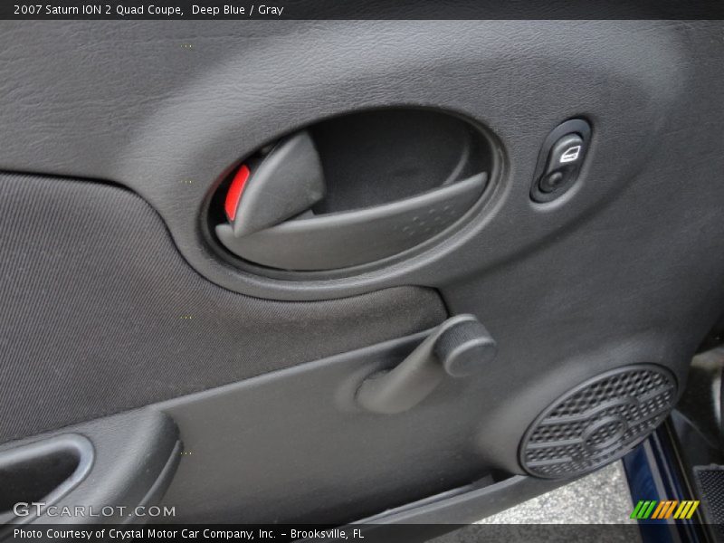Deep Blue / Gray 2007 Saturn ION 2 Quad Coupe