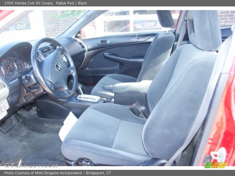 Rallye Red / Black 2005 Honda Civic EX Coupe