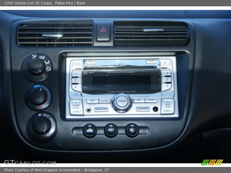 Rallye Red / Black 2005 Honda Civic EX Coupe