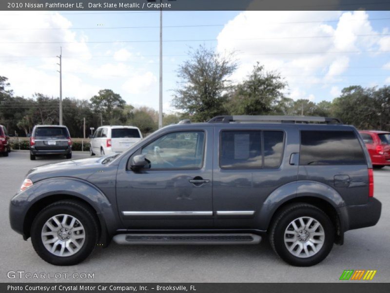 Dark Slate Metallic / Graphite 2010 Nissan Pathfinder LE