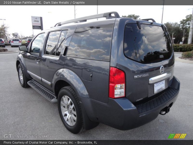 Dark Slate Metallic / Graphite 2010 Nissan Pathfinder LE