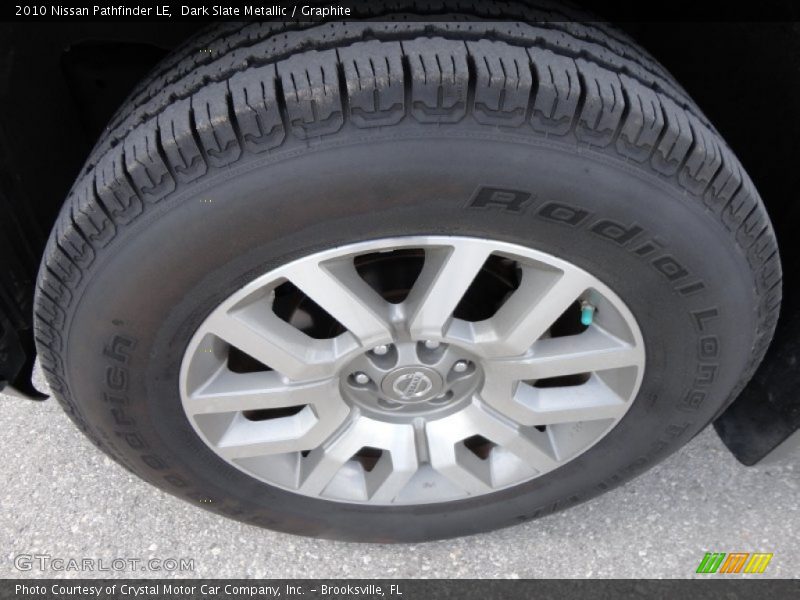 Dark Slate Metallic / Graphite 2010 Nissan Pathfinder LE