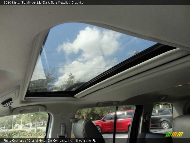 Dark Slate Metallic / Graphite 2010 Nissan Pathfinder LE