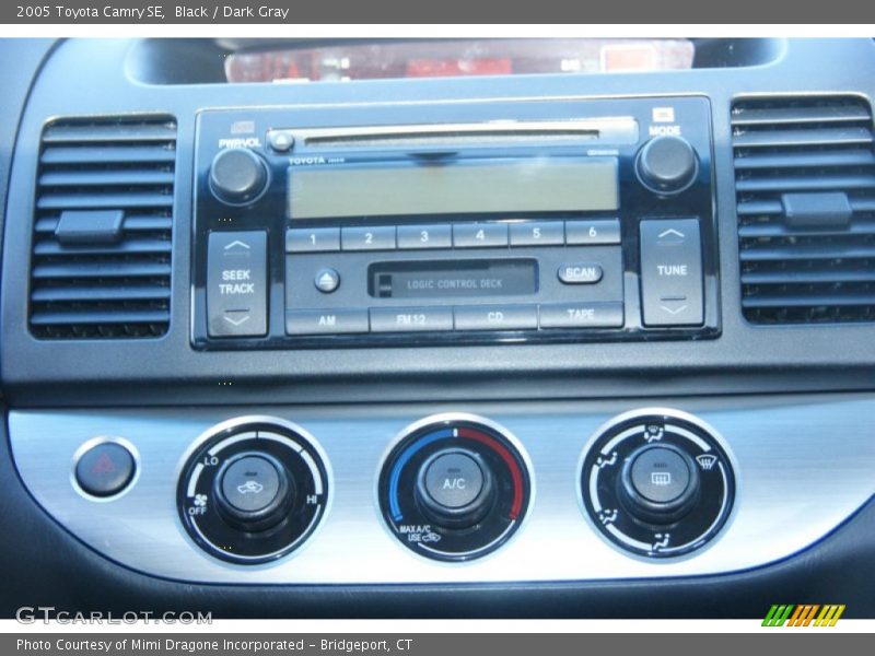 Black / Dark Gray 2005 Toyota Camry SE
