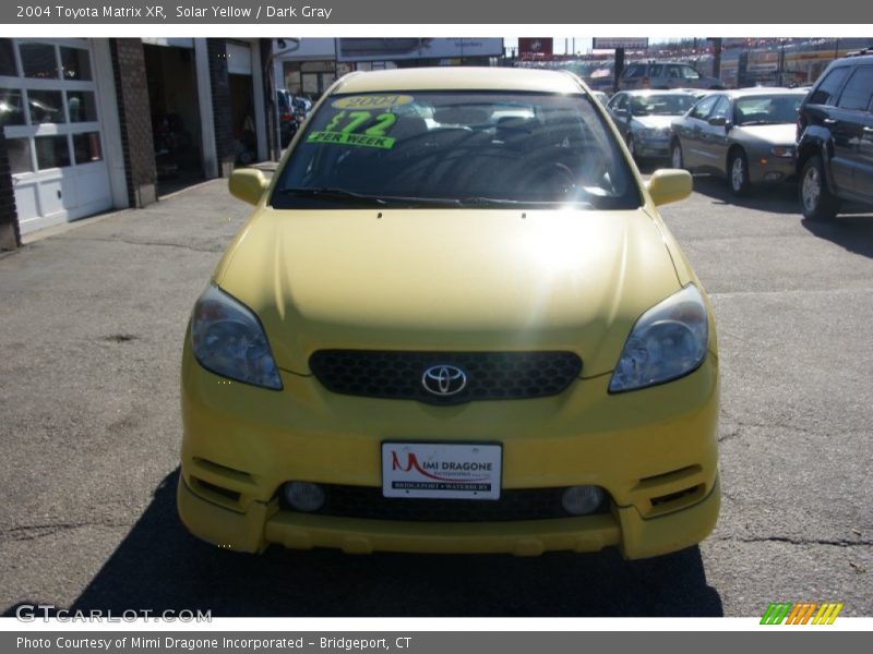 Solar Yellow / Dark Gray 2004 Toyota Matrix XR