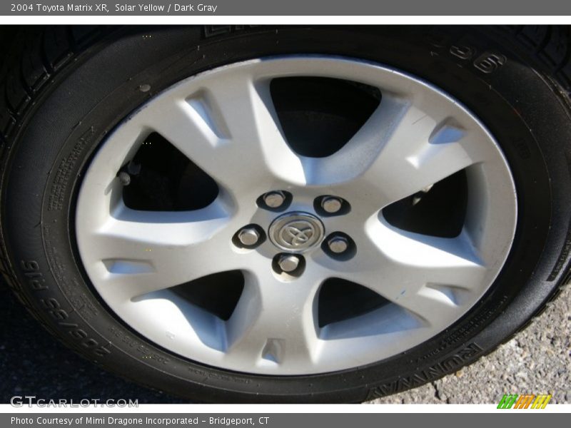 Solar Yellow / Dark Gray 2004 Toyota Matrix XR