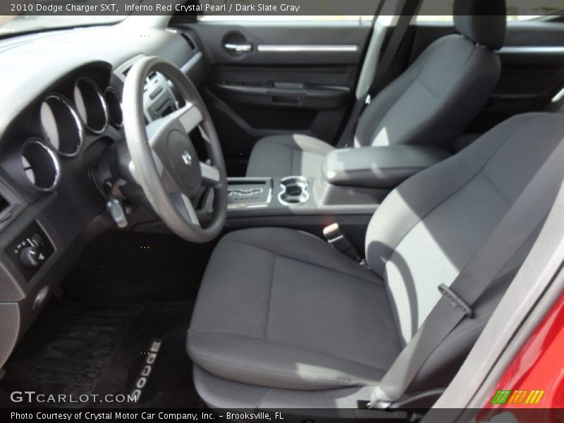 Inferno Red Crystal Pearl / Dark Slate Gray 2010 Dodge Charger SXT