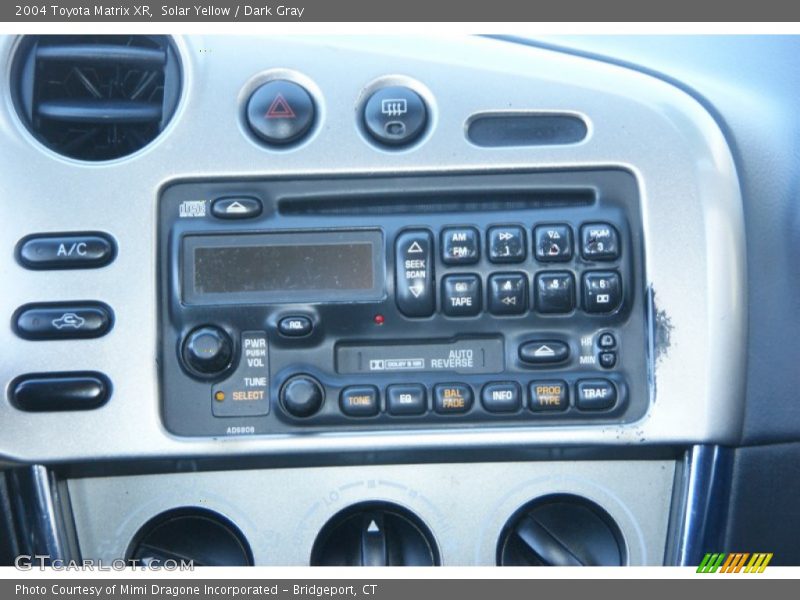 Solar Yellow / Dark Gray 2004 Toyota Matrix XR